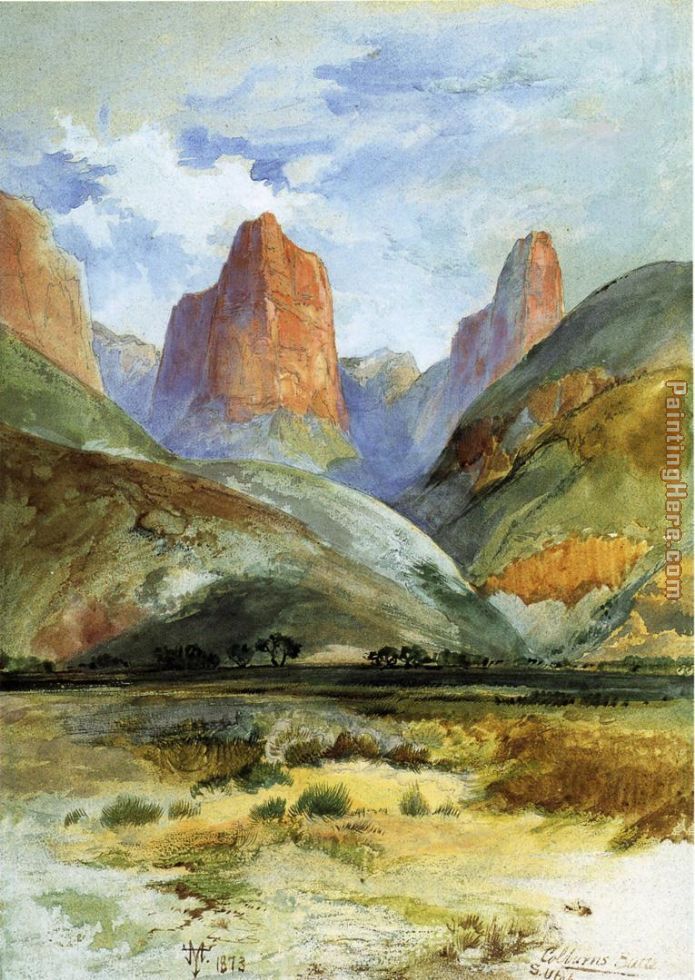 Thomas Moran Colburn's Butte, South Utah